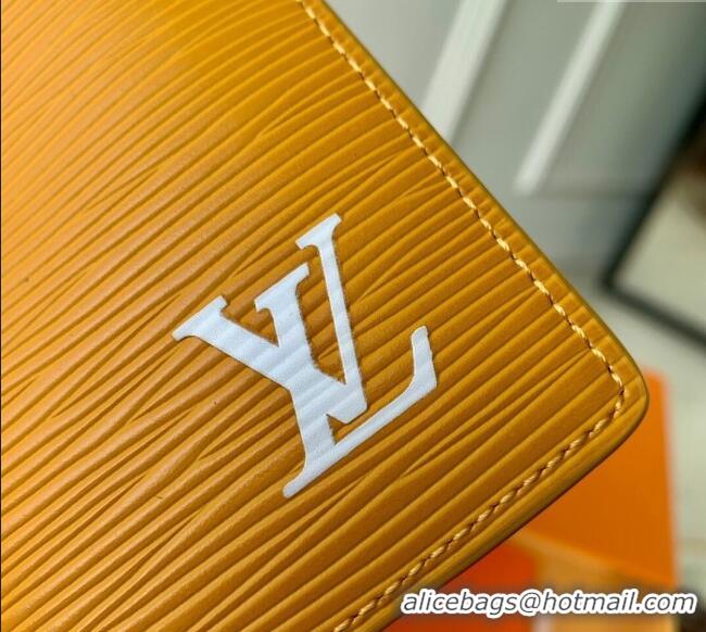 Top Design Louis Vuitton Pocket Organizer Wallet in Epi Leather Jaune Mat M25799 Yellow 2025