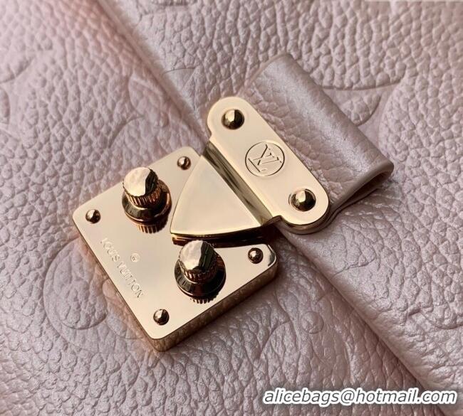 Best Price Louis Vuitton Nano Madeleine Top Handle Bag in Snowy Pearl Pink Leather M27043 2025