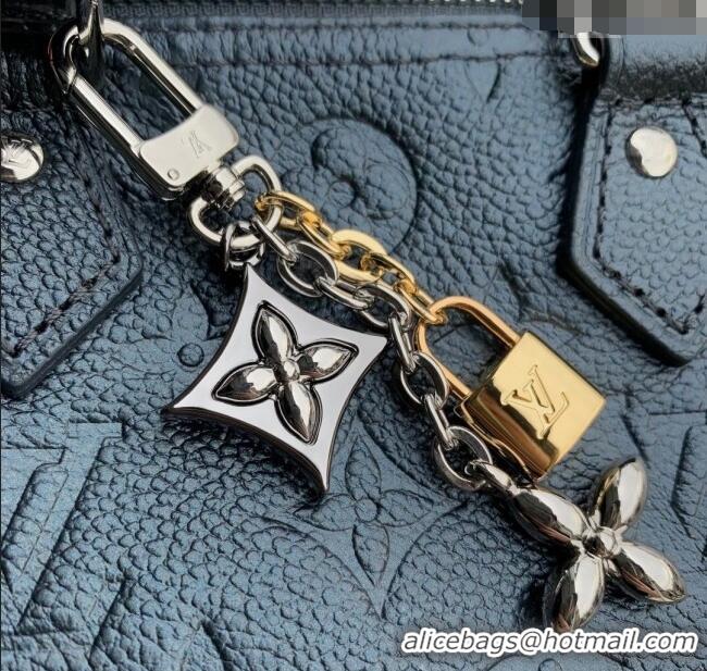 Promotional Louis Vuitton Nano Speedy Bag in Monogram Leather Shimmery M26510 Ink Blue 2025