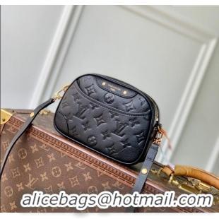 Top Quality Louis Vuitton Tiny Camera Bag in Monogram Leather M25518 Black 2025