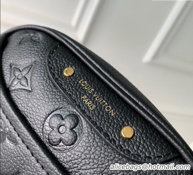 Top Quality Louis Vuitton Tiny Camera Bag in Monogram Leather M25518 Black 2025