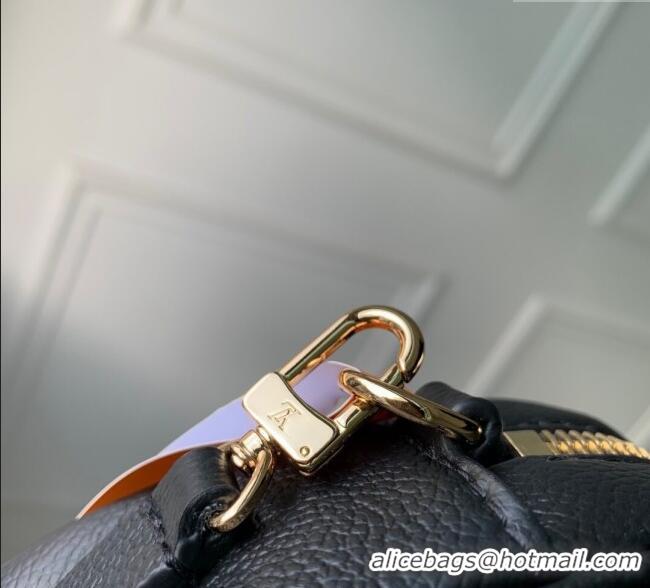 Top Quality Louis Vuitton Tiny Camera Bag in Monogram Leather M25518 Black 2025