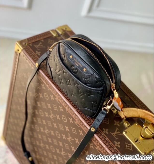 Top Quality Louis Vuitton Tiny Camera Bag in Monogram Leather M25518 Black 2025