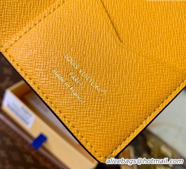 Best Price Louis Vuitton Pocket Organizer Wallet in Blue Stripes Monogram Heritage Canvas M25794 2025