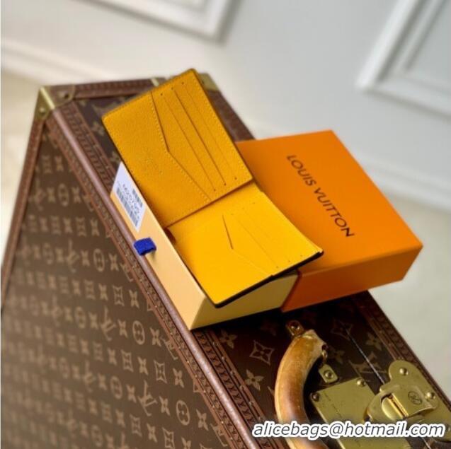 Buy Fashionable Louis Vuitton Slender Wallet in Blue Stripes Monogram Heritage Canvas M25795 2025