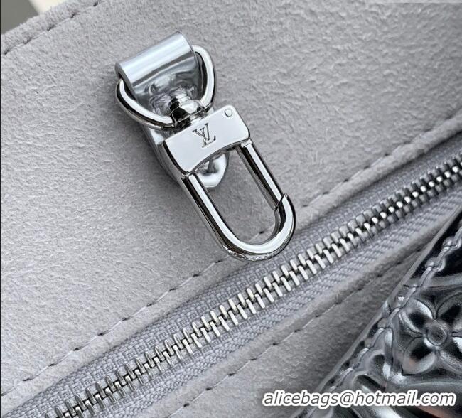 Reasonable Price Louis Vuitton Onthego Small Tote bag in Silver Coated canvas M26373 2025