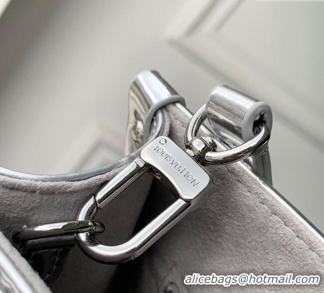 Reasonable Price Louis Vuitton Onthego Small Tote bag in Silver Coated canvas M26373 2025