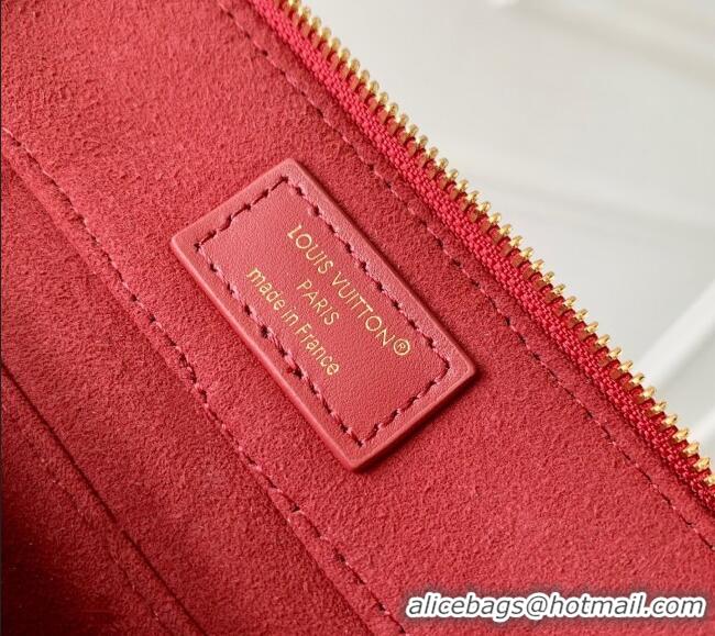 Good Product Louis Vuitton Nice Beauty Pouch in Epi Leather M25688 Rouge Red 2025