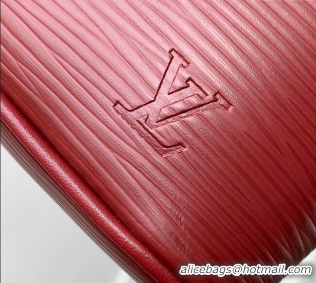 Good Product Louis Vuitton Nice Beauty Pouch in Epi Leather M25688 Rouge Red 2025