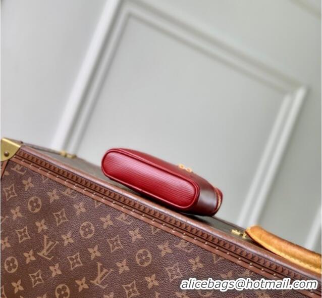 Good Product Louis Vuitton Nice Beauty Pouch in Epi Leather M25688 Rouge Red 2025