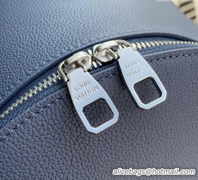 Top Quality Louis Vuitton Mens Discovery Work Backpack bag in Waxy calfskin M26022 Navy Blue 2025