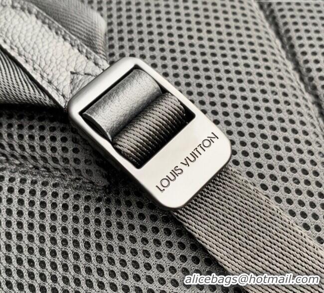 Best Quality Louis Vuitton Mens Discovery Work Backpack bag in Waxy calfskin M15259 Black 2025