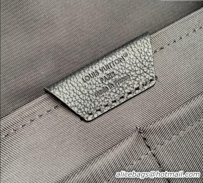 Best Quality Louis Vuitton Mens Discovery Work Backpack bag in Waxy calfskin M15259 Black 2025