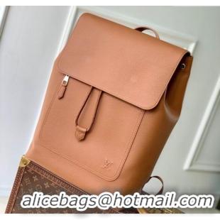 Grade Design Louis Vuitton Mens Fastline Backpack bag in Tan Brown Waxy calfskin M26023 2025