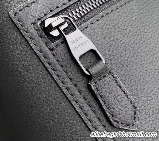 Well Crafted Louis Vuitton Mens Fastline Backpack bag in Black Waxy calfskin M15262 2025