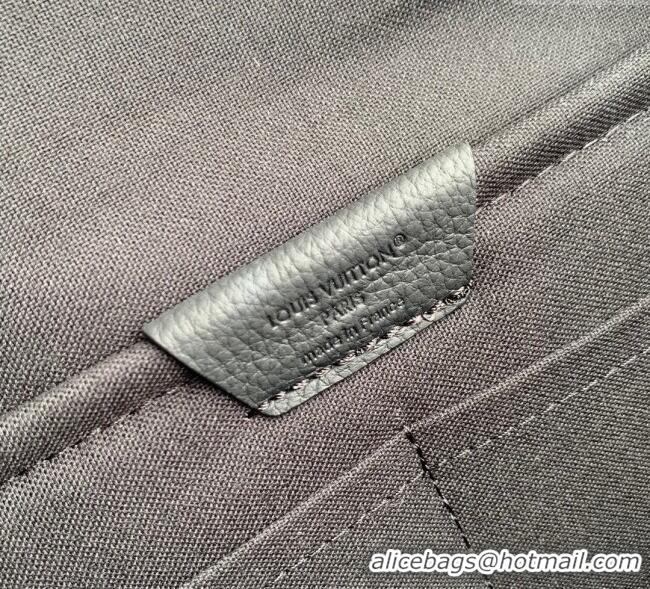 Well Crafted Louis Vuitton Mens Fastline Backpack bag in Black Waxy calfskin M15262 2025