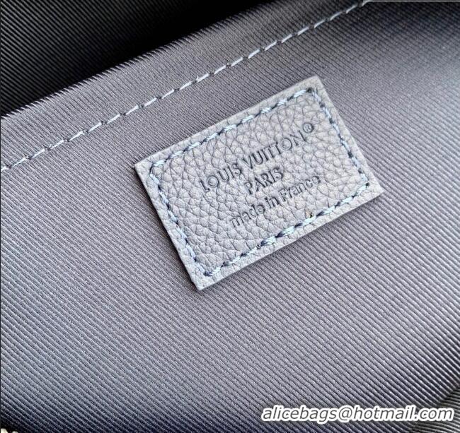 Top Quality Louis Vuitton Men's Boarding Messenger bag in Waxy calfskin M15260 Navy Blue 2025