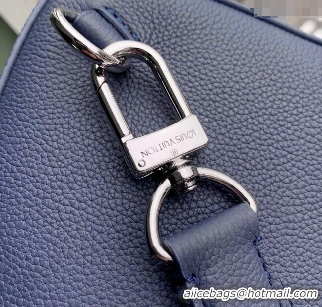 Affordable Price Louis Vuitton Mens Avenue Slingbag PM bag in Waxy calfskin M15269 Navy Blue 2025