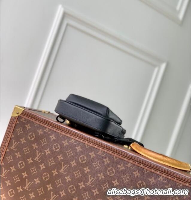 Well Crafted Louis Vuitton Mens Avenue Slingbag PM bag in Waxy calfskin M15255 Black 2025