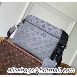 Trendy Design Louis Vuitton Mens Trio Messenger Bag in Monogram Shadow Leather M27185 Grey 2025