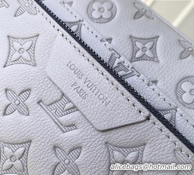 Trendy Design Louis Vuitton Mens Trio Messenger Bag in Monogram Shadow Leather M27185 Grey 2025