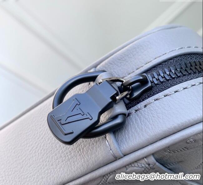 Trendy Design Louis Vuitton Mens Trio Messenger Bag in Monogram Shadow Leather M27185 Grey 2025