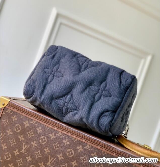 Affordable Price Louis Vuitton Speedy Bandouliere 25 Bag in Blue Jeans Nylon M26956 2025