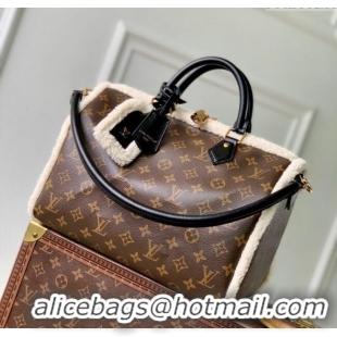 Affordable Price Louis Vuitton Speedy Soft 30 Teddy Bag in Monogram Canvas and Shearling M26326 2025