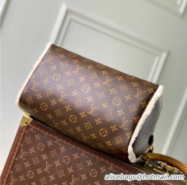 Affordable Price Louis Vuitton Speedy Soft 30 Teddy Bag in Monogram Canvas and Shearling M26326 2025