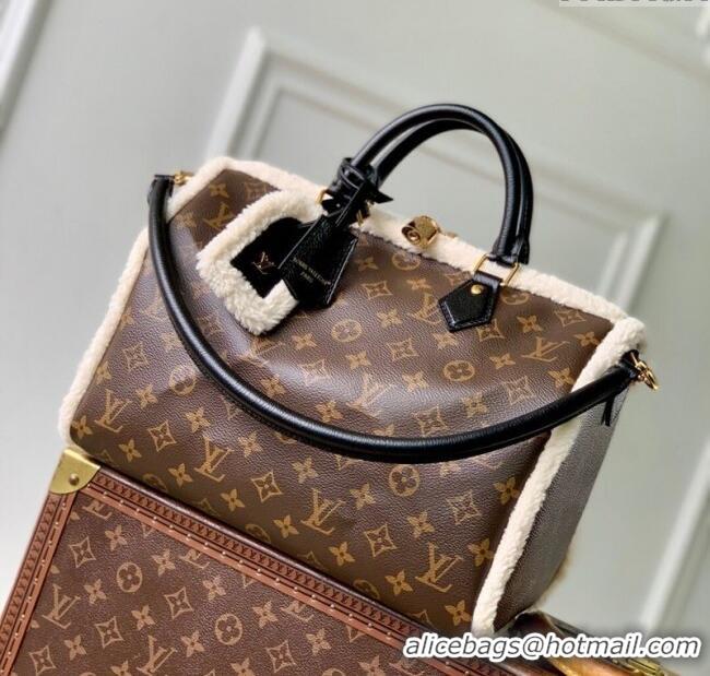 Affordable Price Louis Vuitton Speedy Soft 30 Teddy Bag in Monogram Canvas and Shearling M26326 2025