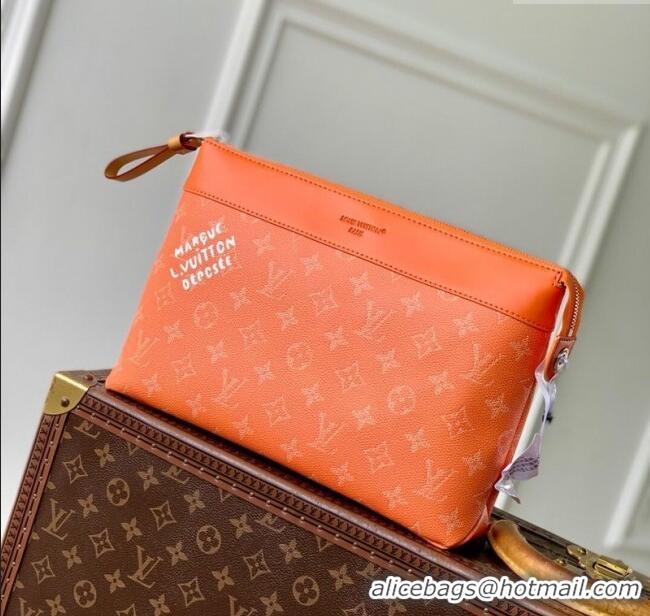 Trendy Design Louis Vuitton Pochette Voyage Souple Pouch in Monogram Heritage Canvas M12665 Orange 2025