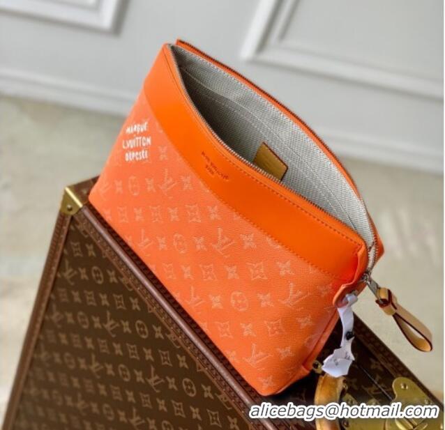Trendy Design Louis Vuitton Pochette Voyage Souple Pouch in Monogram Heritage Canvas M12665 Orange 2025