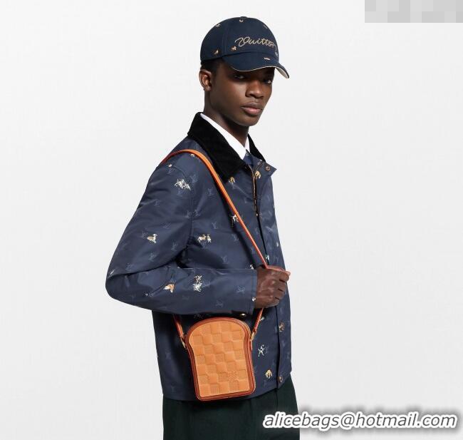 Best Price Louis Vuitton Mens Toast Wearable Wallet Mini Bag in Damier Leather M26984 2025