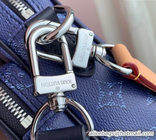 Top Quality Louis Vuitton Mens Nil bag in Ocean Blue Monogram Heritage Canvas M26823 2025