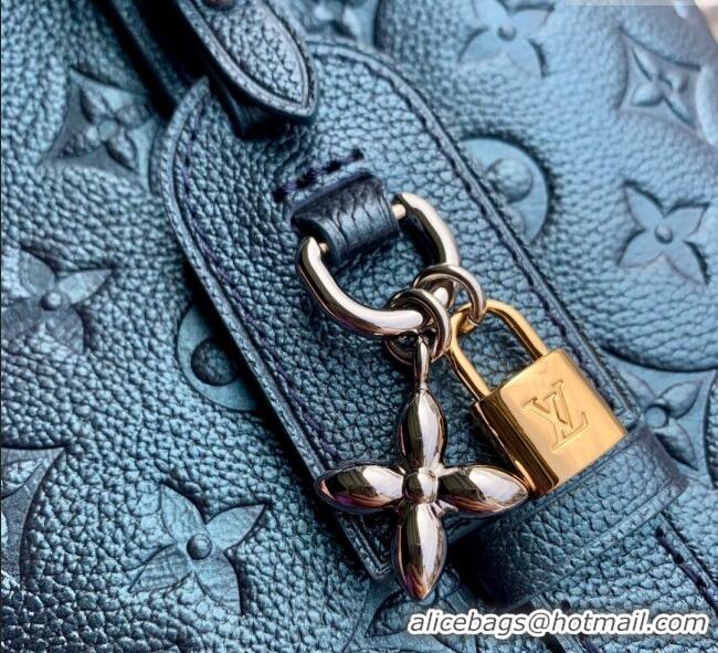 Good Product Louis Vuitton All In BB Bucket Bag in Shimmery Ink Blue Leather M26430 2025
