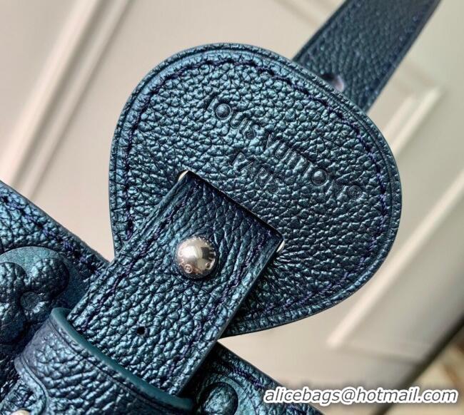 Good Product Louis Vuitton All In BB Bucket Bag in Shimmery Ink Blue Leather M26430 2025