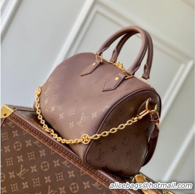 Super Quality Louis Vuitton Speedy Bandouliere 25 Bag in Monogram Leather M26691 Brown 2025