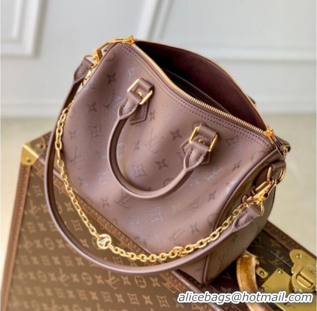 Super Quality Louis Vuitton Speedy Bandouliere 25 Bag in Monogram Leather M26691 Brown 2025