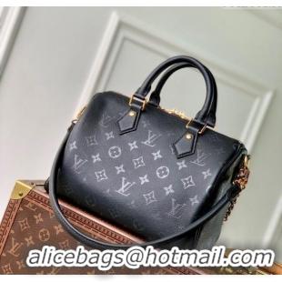 Promotional Louis Vuitton Speedy Bandouliere 25 Bag in Monogram Leather M26486 Black 2025