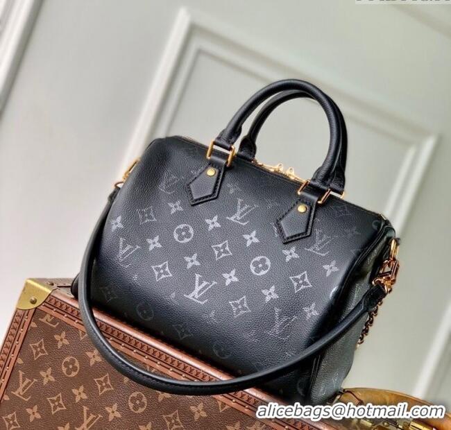 Promotional Louis Vuitton Speedy Bandouliere 25 Bag in Monogram Leather M26486 Black 2025