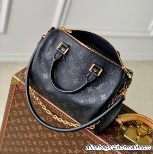 Promotional Louis Vuitton Speedy Bandouliere 25 Bag in Monogram Leather M26486 Black 2025