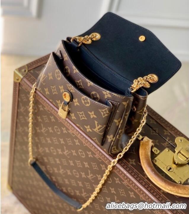 Most Popular Louis Vuitton Saint-Germain BB Top Handle bag in Monogram Canvas and Leather M26398 Black 2025