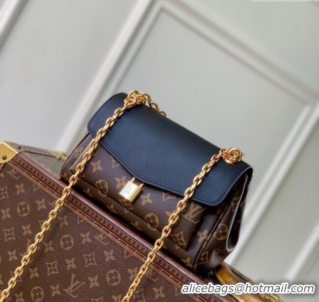 Most Popular Louis Vuitton Saint-Germain BB Top Handle bag in Monogram Canvas and Leather M26398 Black 2025