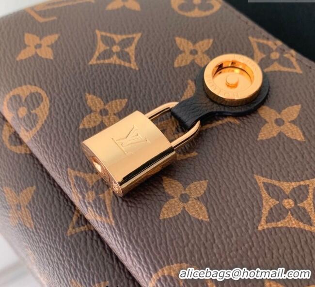 Most Popular Louis Vuitton Saint-Germain BB Top Handle bag in Monogram Canvas and Leather M26398 Black 2025
