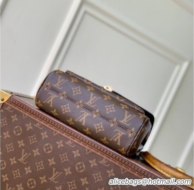Most Popular Louis Vuitton Saint-Germain BB Top Handle bag in Monogram Canvas and Leather M26398 Black 2025