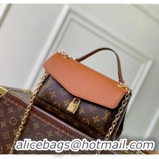 Grade Design Louis Vuitton Saint-Germain BB Top Handle bag in Monogram Canvas and Leather M27066 Brown 2025