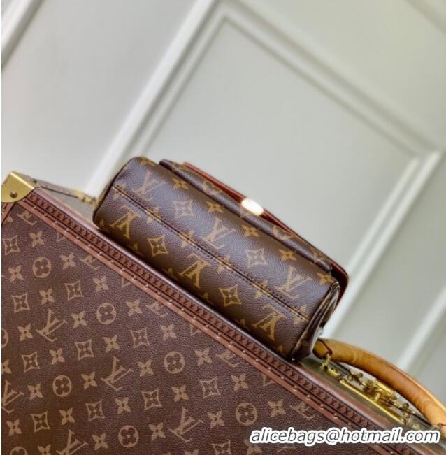 Grade Design Louis Vuitton Saint-Germain BB Top Handle bag in Monogram Canvas and Leather M27066 Brown 2025