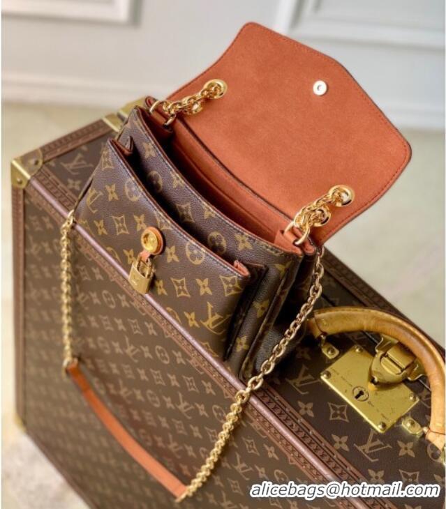 Grade Design Louis Vuitton Saint-Germain BB Top Handle bag in Monogram Canvas and Leather M27066 Brown 2025