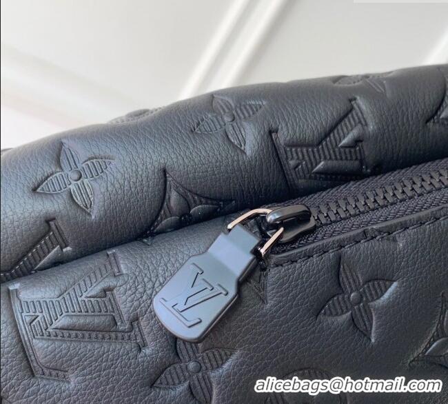 Good Product Louis Vuitton Mens Duo Slingbag in Black Monogram Shadow Leather M26730 2025