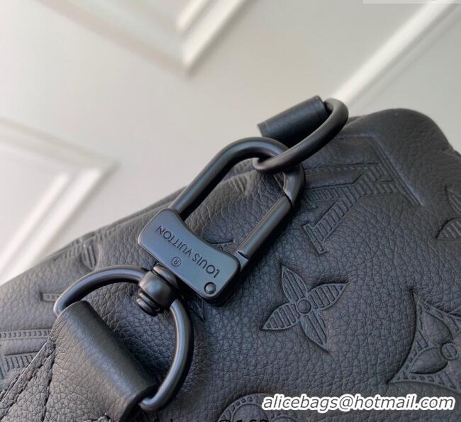 Good Product Louis Vuitton Mens Duo Slingbag in Black Monogram Shadow Leather M26730 2025